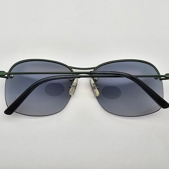 Calvin Klein CK2122S 109 Green Frame Blue Gradient Lens Semi-Rimless Sunglasses main image 8